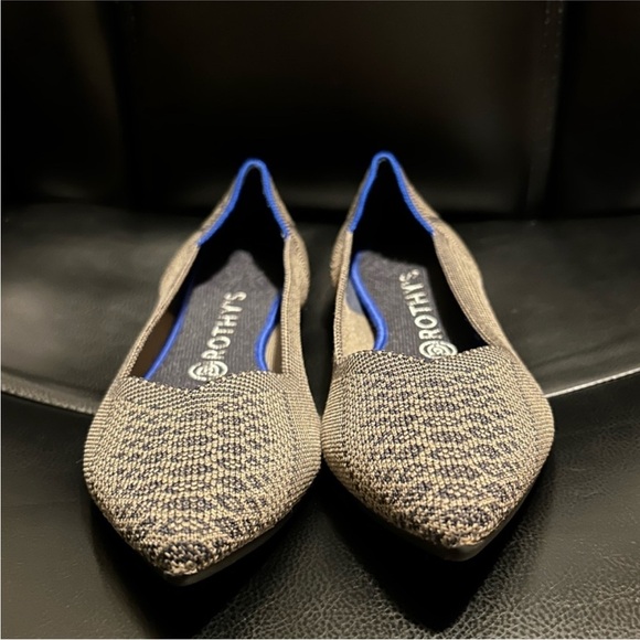 Rothy's The Point Walnut Python Rare Women’s Size 9 - Picture 3 of 7